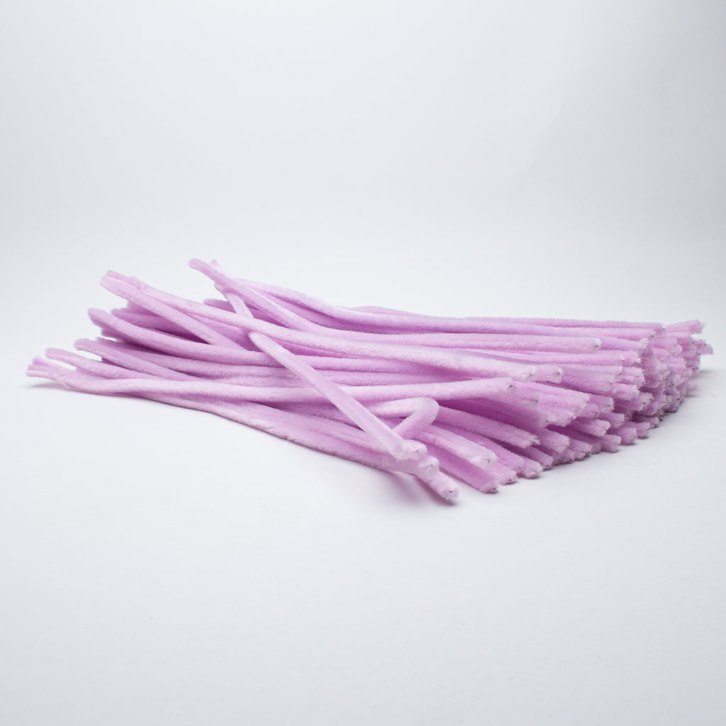 Chenille Stick Lavender 1 pack (100pcs)