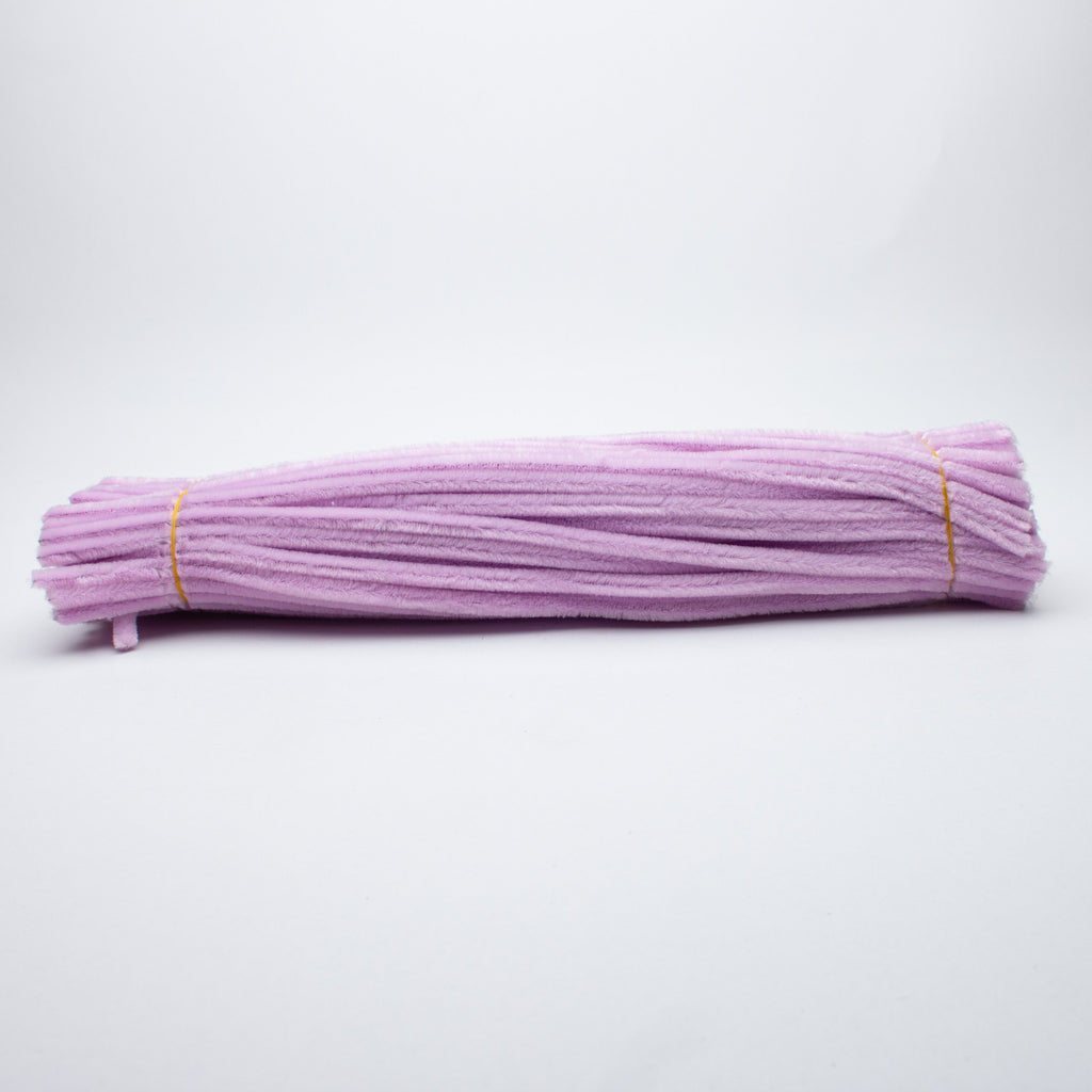Chenille Stick Lavender 1 pack (100pcs)