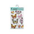 Self Adhesive Butterfly Sparkle 3D Stickers 9pc