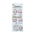 Handmade Stickers 3D Glitter Unicorn Treat 8pc