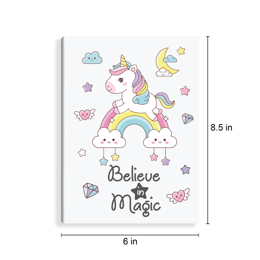 Believe In Magic Ruled Notebook A5 90Gsm 64Pages