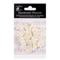 Handmade Flowers Ivory Pearl Georgina Approx 2Cm 24Pc
