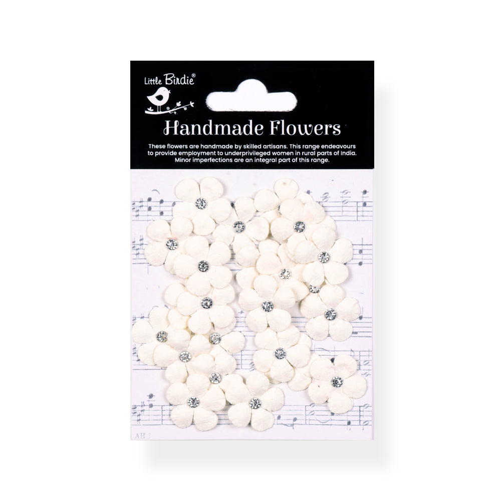 Handmade Flowers Ivory Pearl Candace Approx 2Cm 25Pc