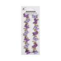 Handmade Stickers Jewel Butterfly Vine Off-Purple 2pc