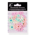 Handmade flowers Fairy Garden Sparkle Florettes Approx 1.5 & 2.5Cm 30Pc