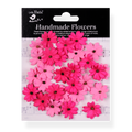 Handmade Flowers Precious Pink Carin Approx 2.5Cm 30Pc
