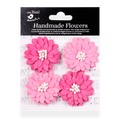 Handmade Flowers Precious Pink Astra Approx 5Cm 4Pc