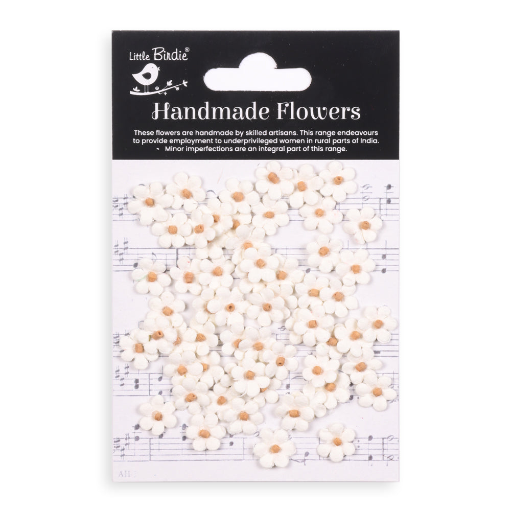 Handmade Flowers Ivory Pearl Esme Approx 1Cm 50Pc