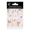 Handmade Flowers Ivory Pearl Cloria 12Pc