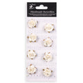 Handmade flowers Ivory Pearl Tilly Approx 3cm 8pc