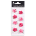 Handmade flowers Precious Pink Tilly Approx 3cm 8pc