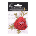 Handmade Flowers Cardinal Red Valaria Approx 10cm 1pc