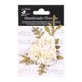 Handmade Flowers Ivory Pearl Valeria Approx 10Cm 1Pc