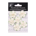 Handmade flowers Ivory Pearl Vincy Approx 3Cm 6Pc