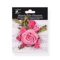 Handmade flowers Precious Pink Larrisa Approx 11cm 1pc