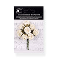 Handmade Flowers Ivory Pearl Charlie Approx 2Cm 8Pc
