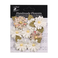 Handmade flowers Ivory Pearl Valerie Approx 5.5cm 8pc