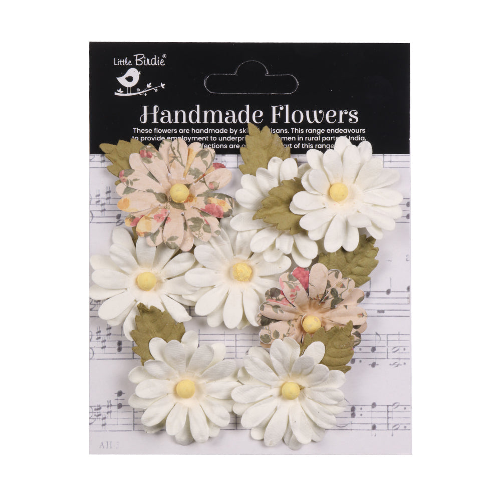 Handmade flowers Ivory Pearl Valerie Approx 5.5cm 8pc