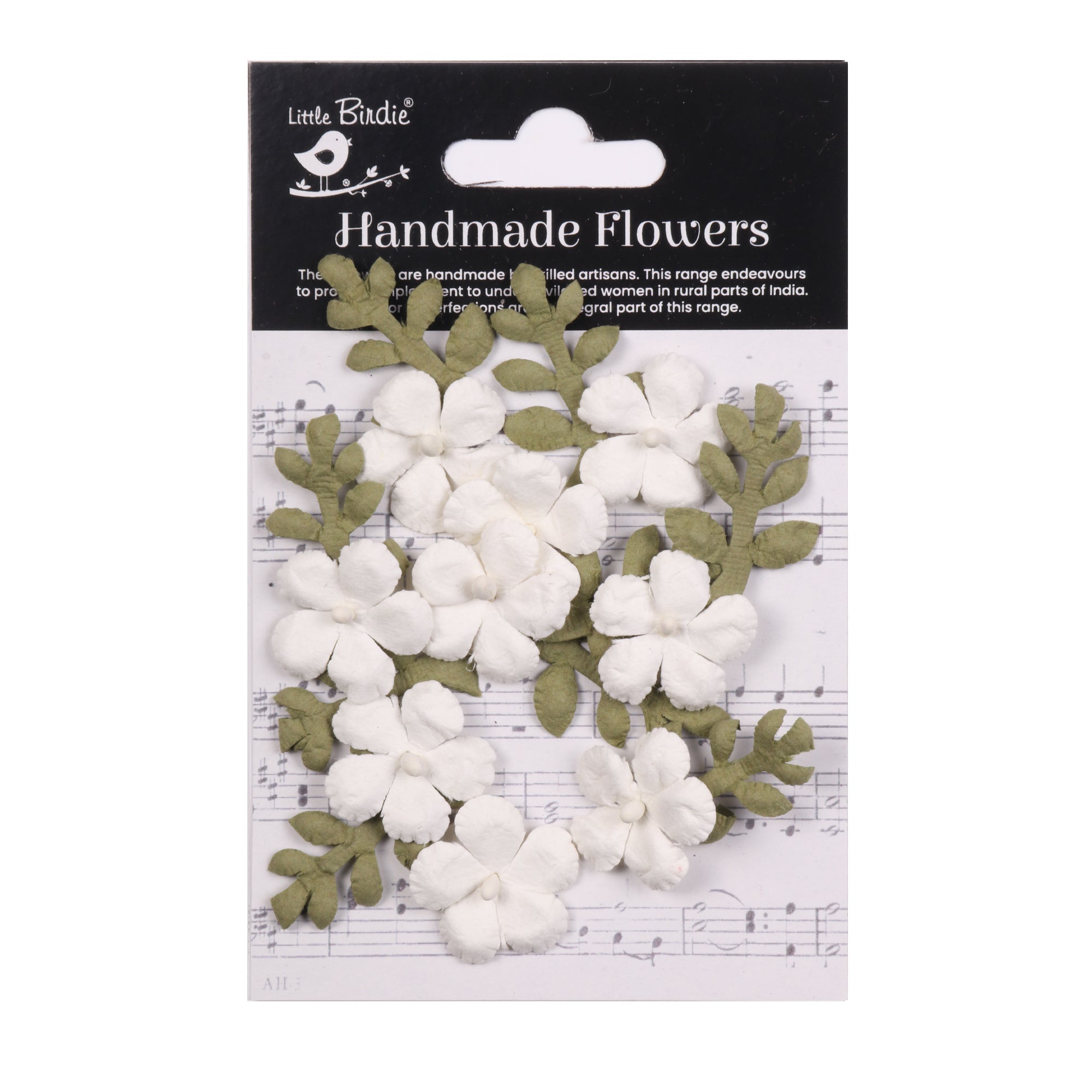 Handmade Flowers Ivory Pearl Aviva Approx 2.9Cm 18Pc