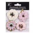 Handmade flowers Fairy Garden Gratia Approx 4.5 & 5.5cm 4pc