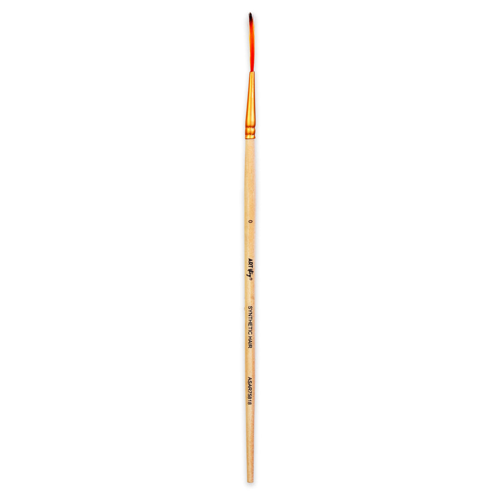 Liner Brush Synthetic Hair Size 0 Handle Length 150mm