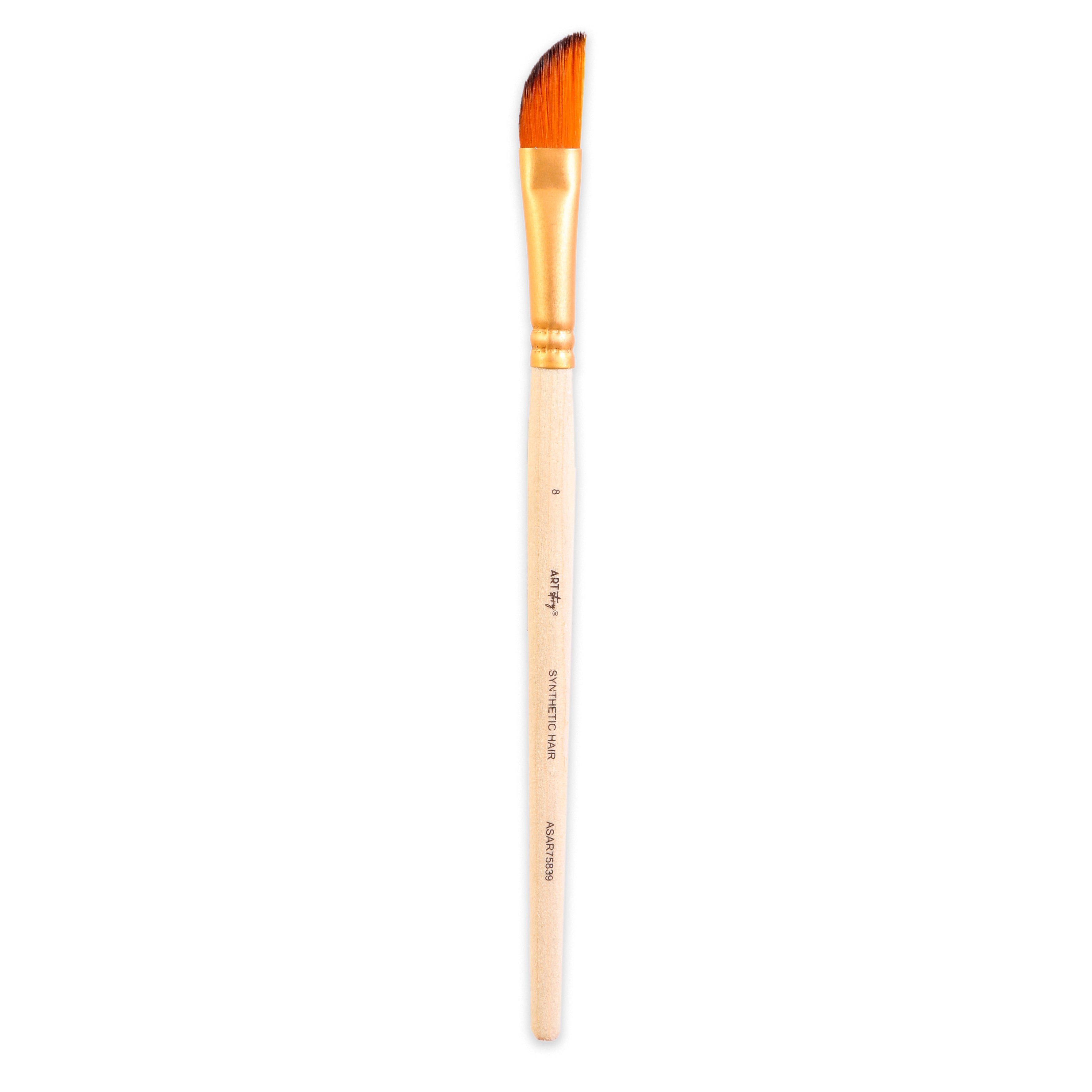 Dagger Brush Synthetic Hair Size 8 Handle Length 150mm