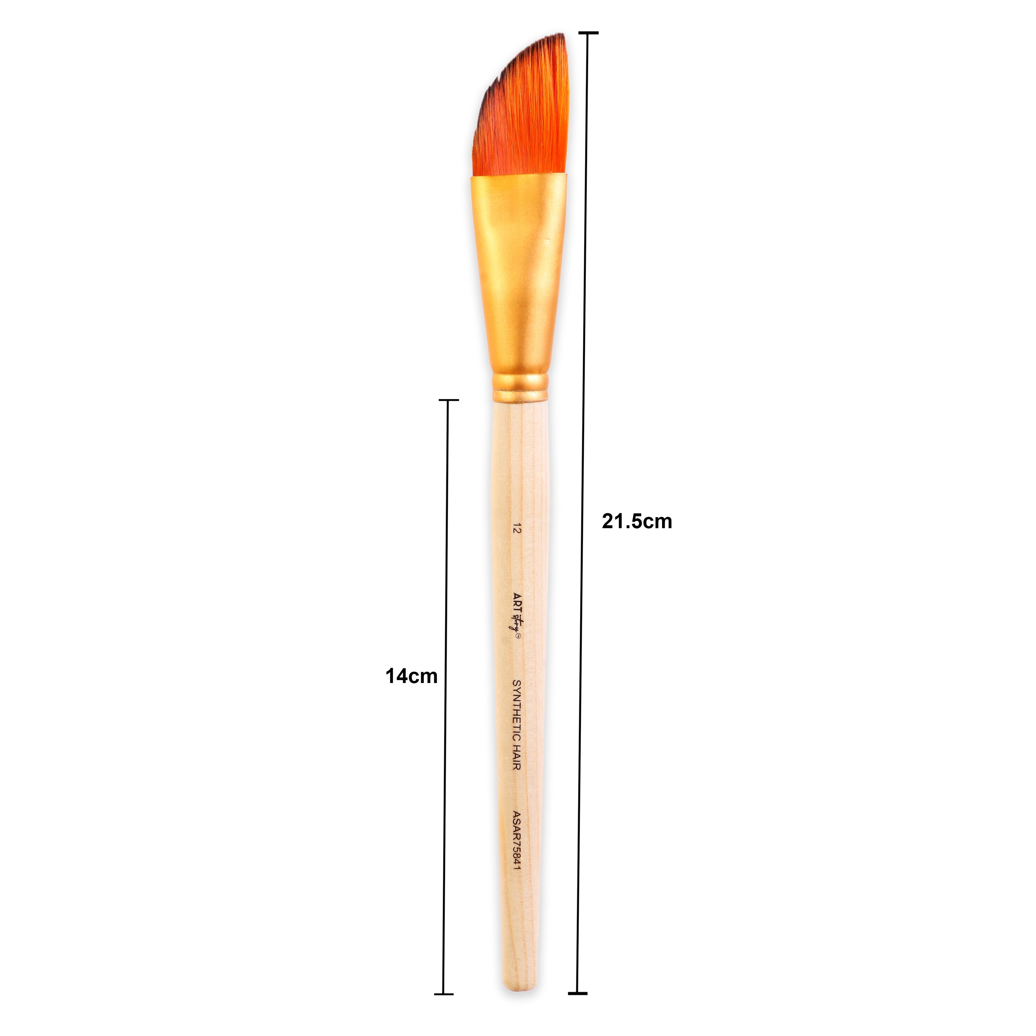 Dagger Brush Synthetic Hair Size 12 Handle Length 150mm