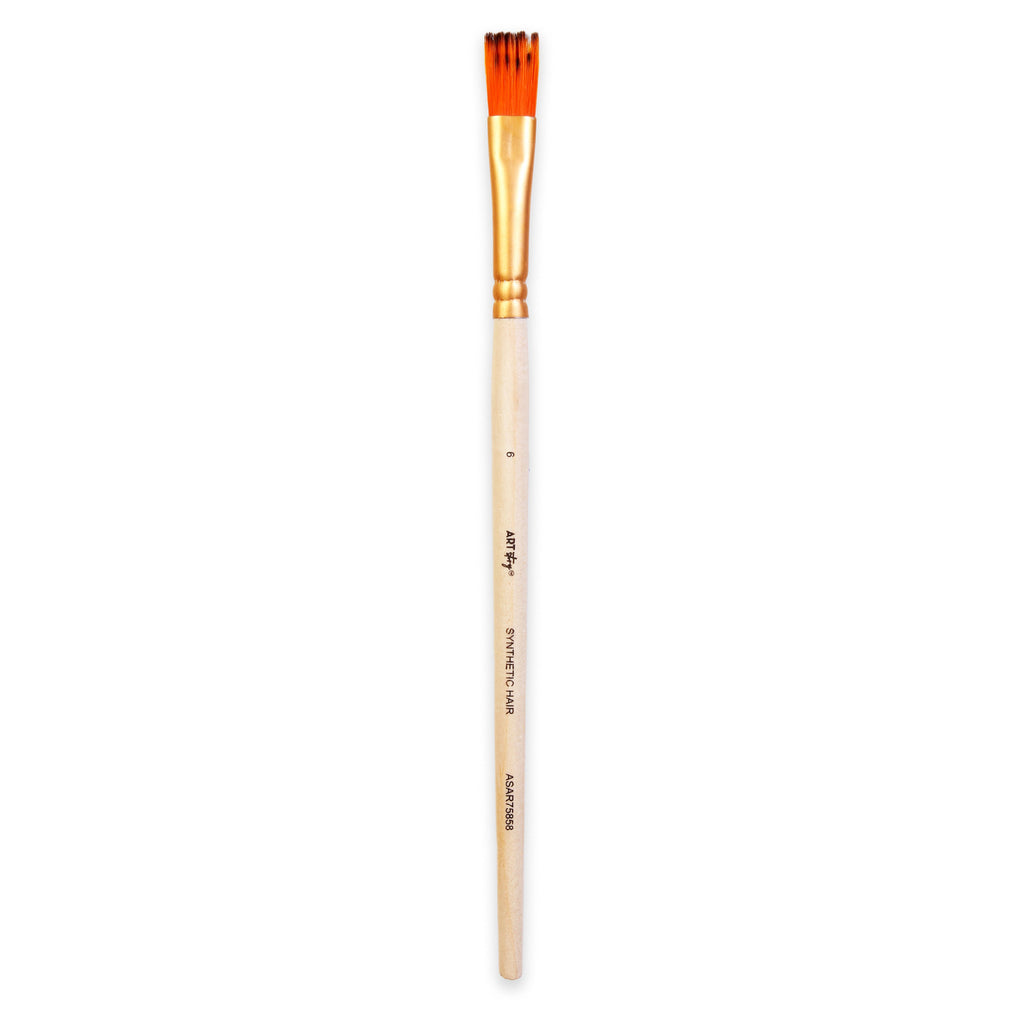 Comb Brush Synthetic Hair Size 6 Handle Length 150mm
