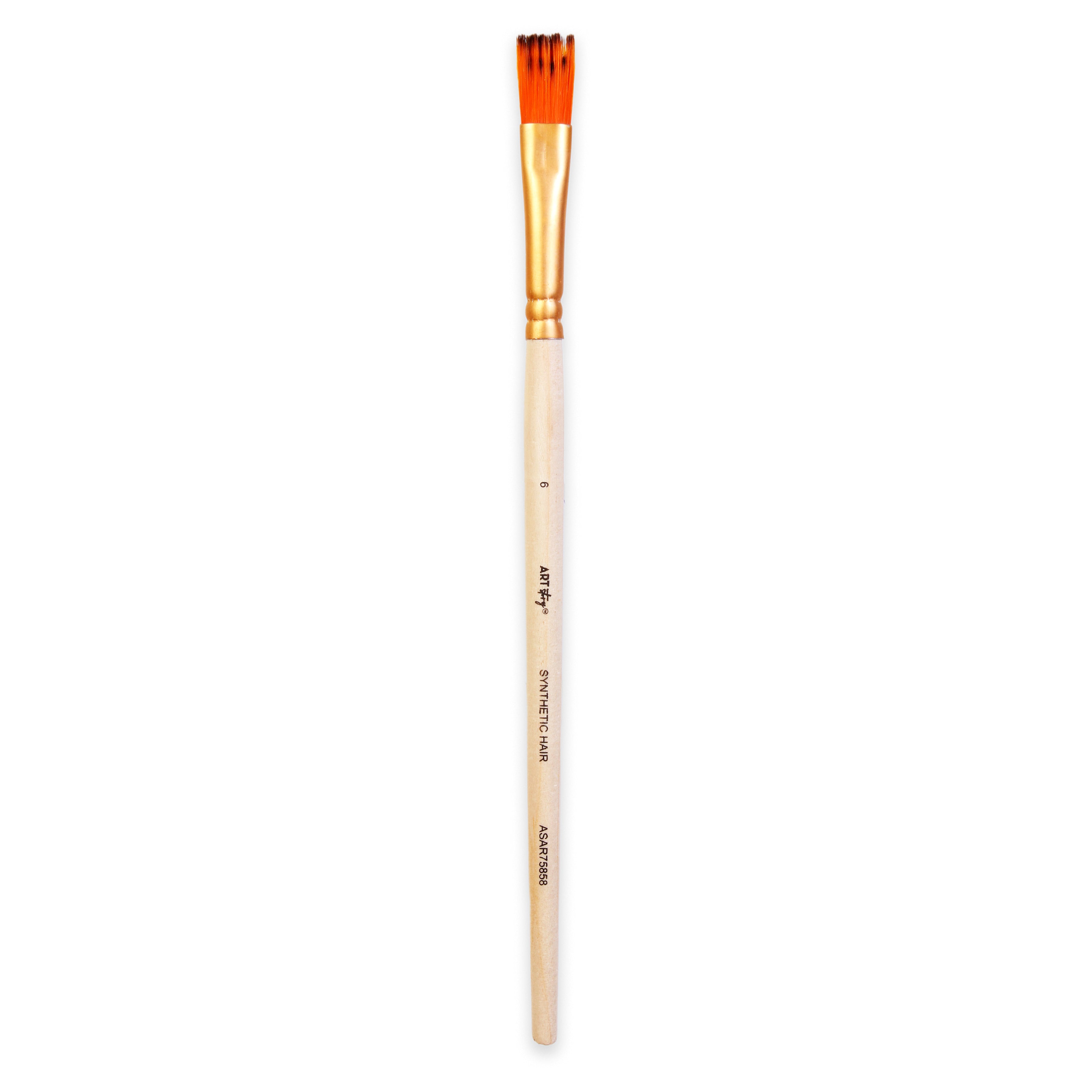 Comb Brush Synthetic Hair Size 6 Handle Length 150mm