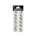 Handmade Stickers - Floral Vine, Fairy Garden 2pc, 1 Sheet
