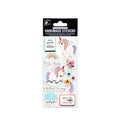 Handmade 3D Glitter Stickers - Happy Days, 11pc,, 1 Sheet