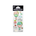 Handmade 3D Glitter Stickers - Follow Your Dreams, 11pc, 1 Sheet
