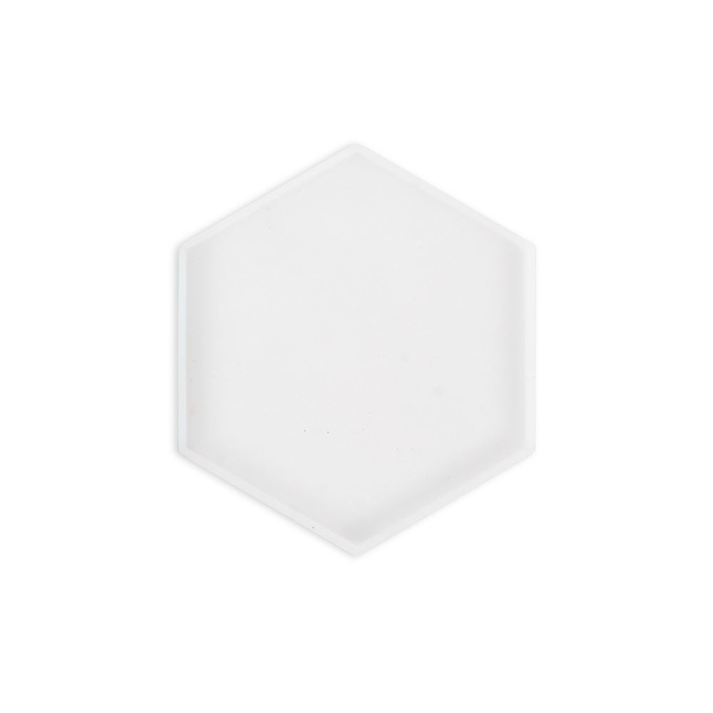 Silicone Mould Hexagonal Coaster L4.75 X W4inch Approx 1pc