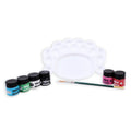 Chalk Paints With Color Palette and Brush Kit