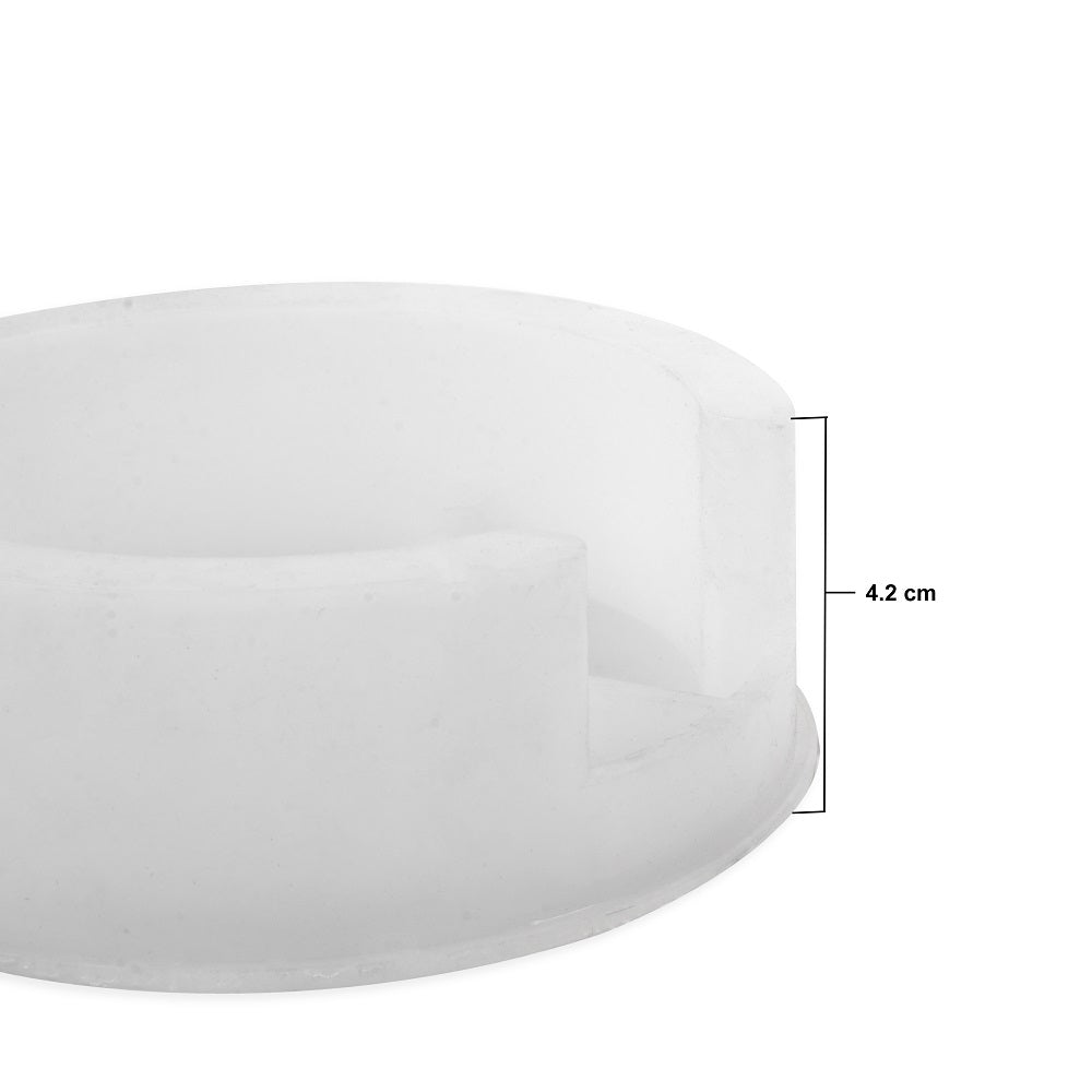 Silicone Mould Coaster And Stand Set H1.5 X 5inch Dia 1pc