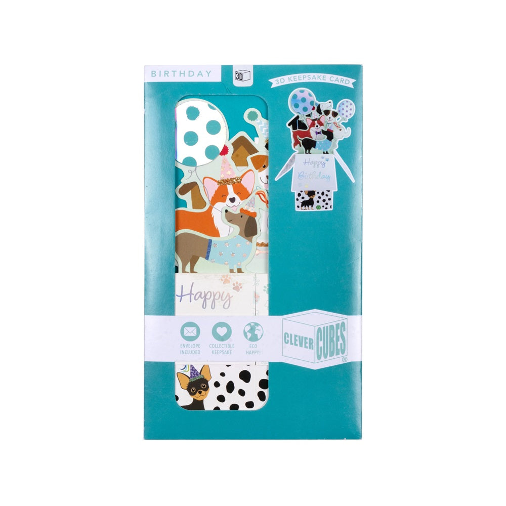 3D Pop Up Greeting Card & Envelope - Baby Girl Arrival