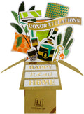 3D Pop Up Greeting Card & Envelope - Happy New Home