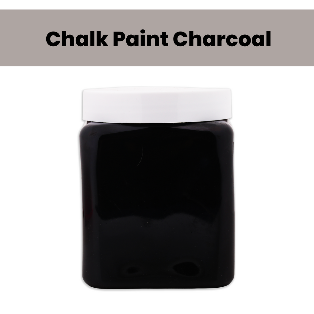 Home Decor Chalk Paint Charcoal 1Litre X 2 Bottle