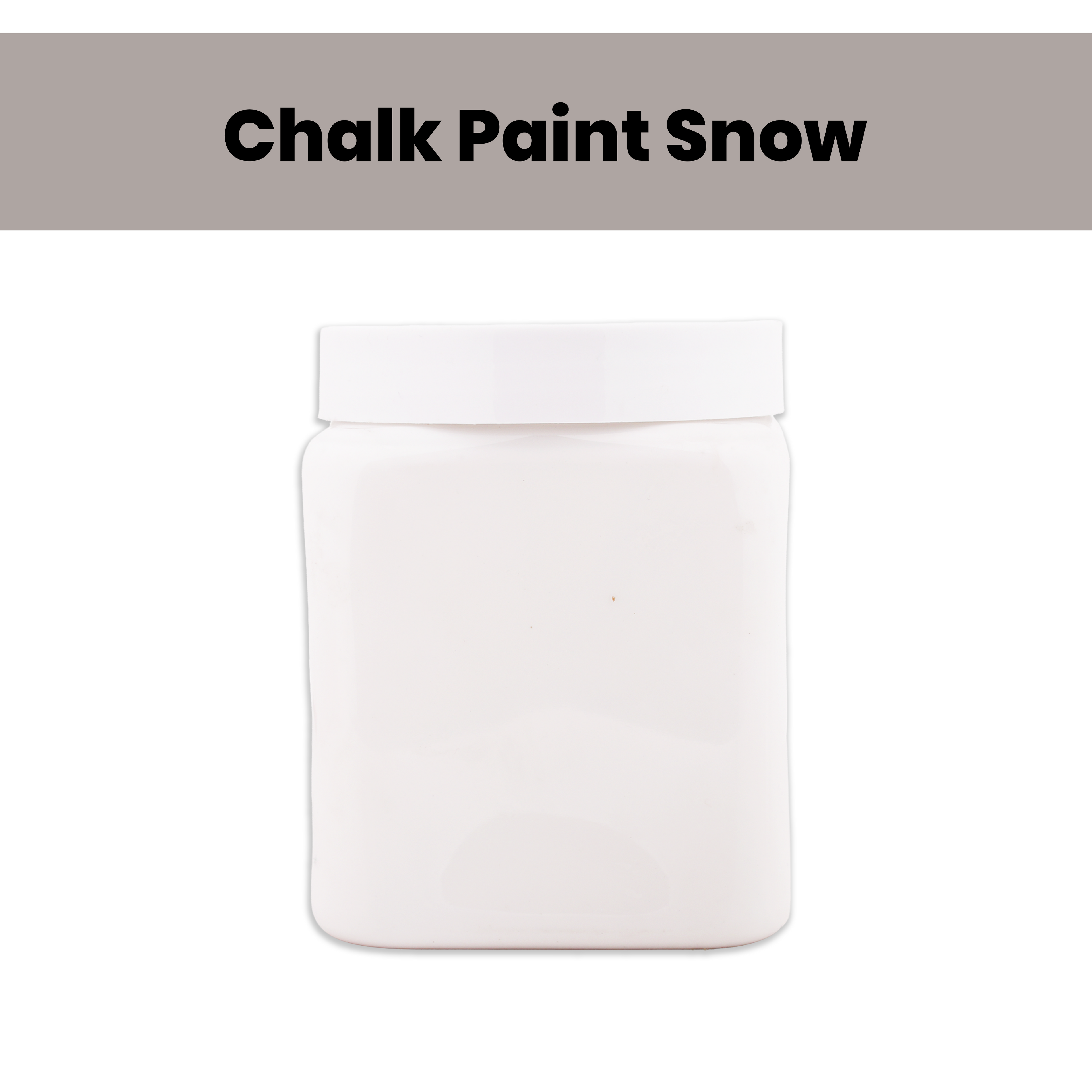 Home Decor Chalk Paint Snow 1Litre X 2 Bottle