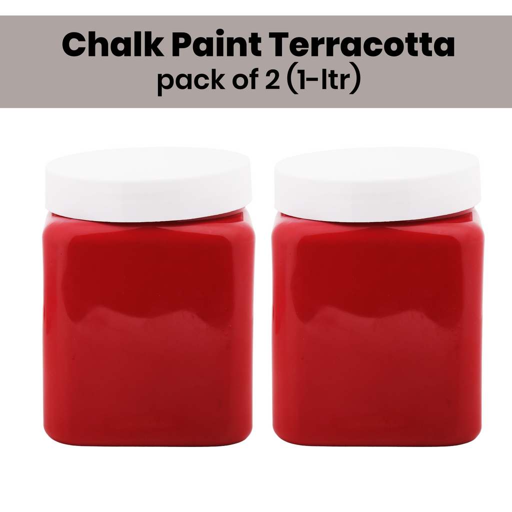 Home Decor Chalk Paint Terracotta 1Litre X 2 Bottle