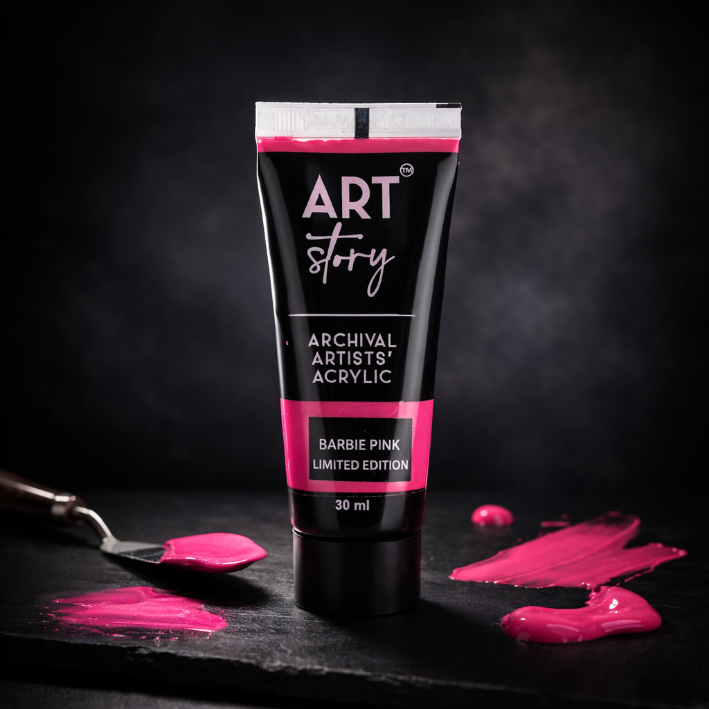 Artists Acrylic Colour Barbie Pink 30ml Tube