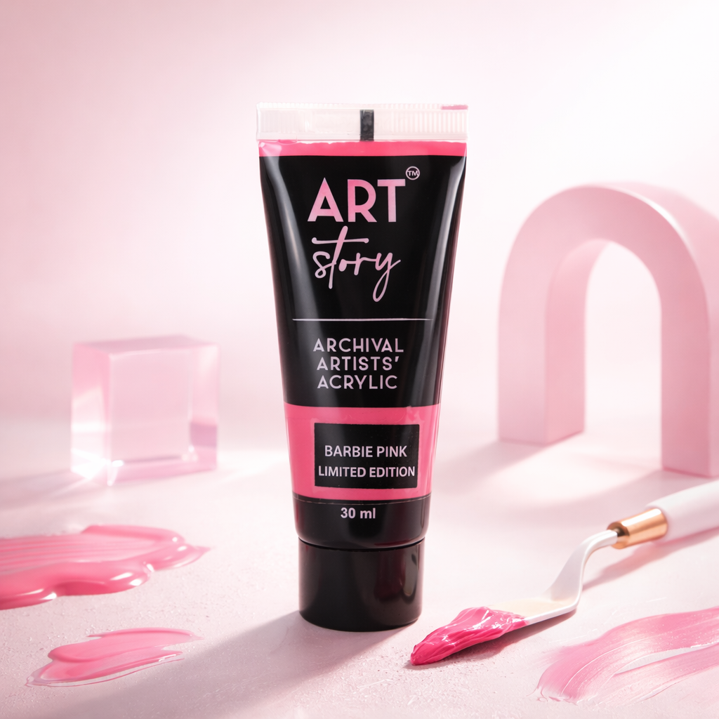 Artists Acrylic Colour Barbie Pink 30ml Tube
