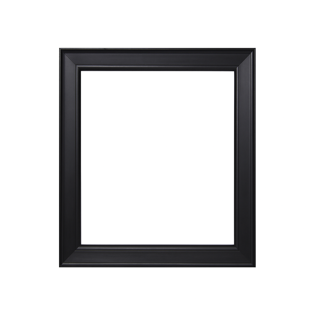 Canvas With Frame Victorian Black 18 X 18Inch 1Pc Sw Lb