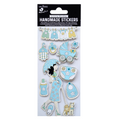 Handmade Stickers It's a Girl Blue 10pc