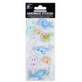 Handmade Stickers Sea World 10pc
