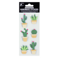 Handmade Stickers Cactus Adore 6pc