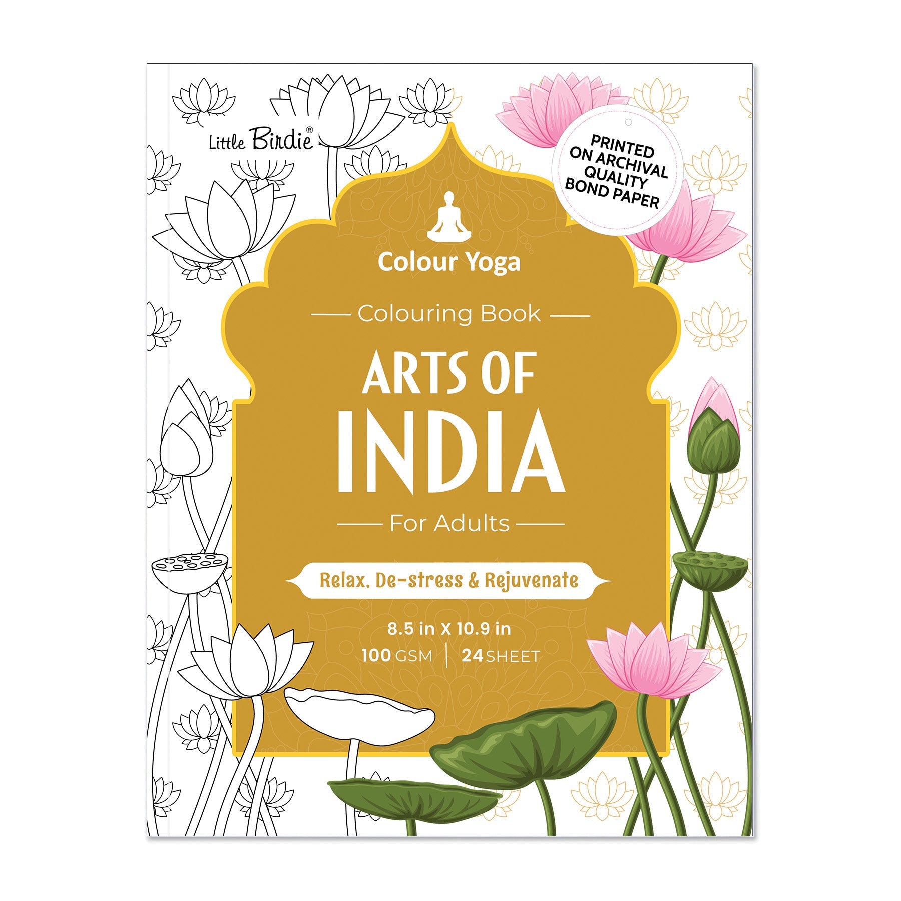 Arts of India Colouring Book