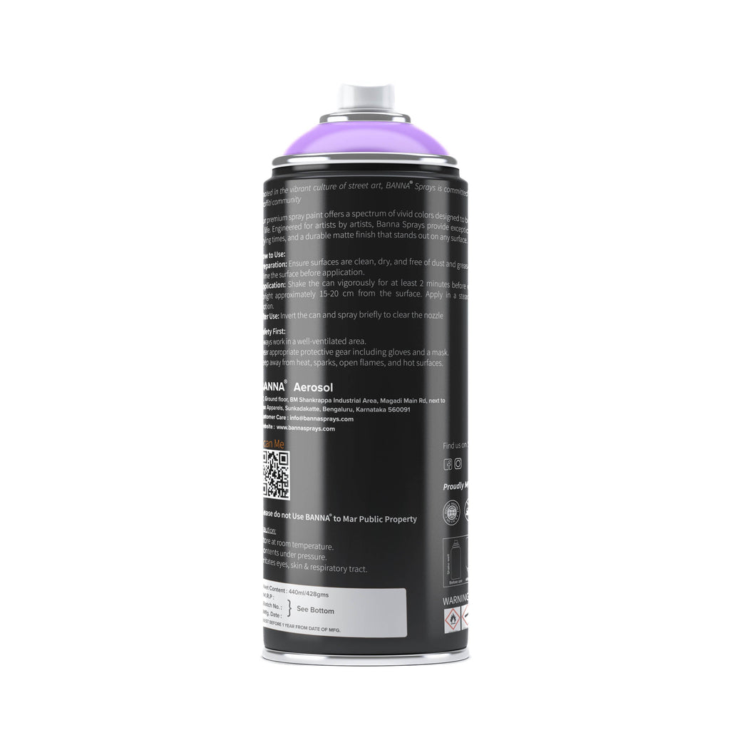 Graffiti Spray Paint Dark Violet 400ml Bottle