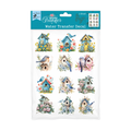 Deco Transfer Sheet Birdhouse Splendour 7.5 X 9.5inch 1pc