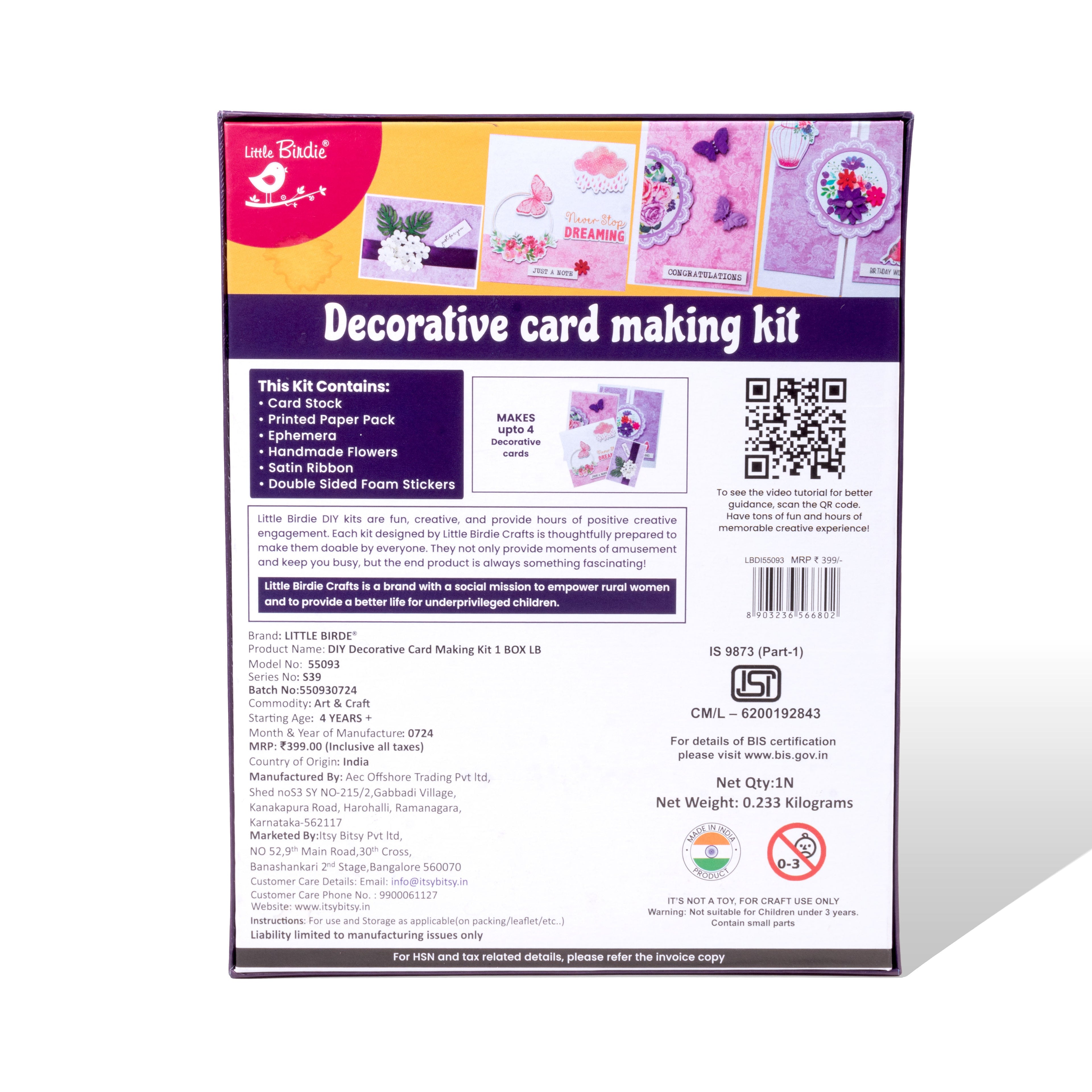 Diy Decorative Card Making Kit